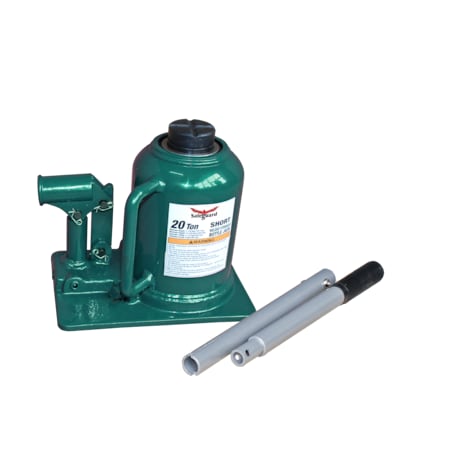 Safeguard Welded Inline Bottle Jack, Shorty, Steel, 20 Ton Capacity 61204